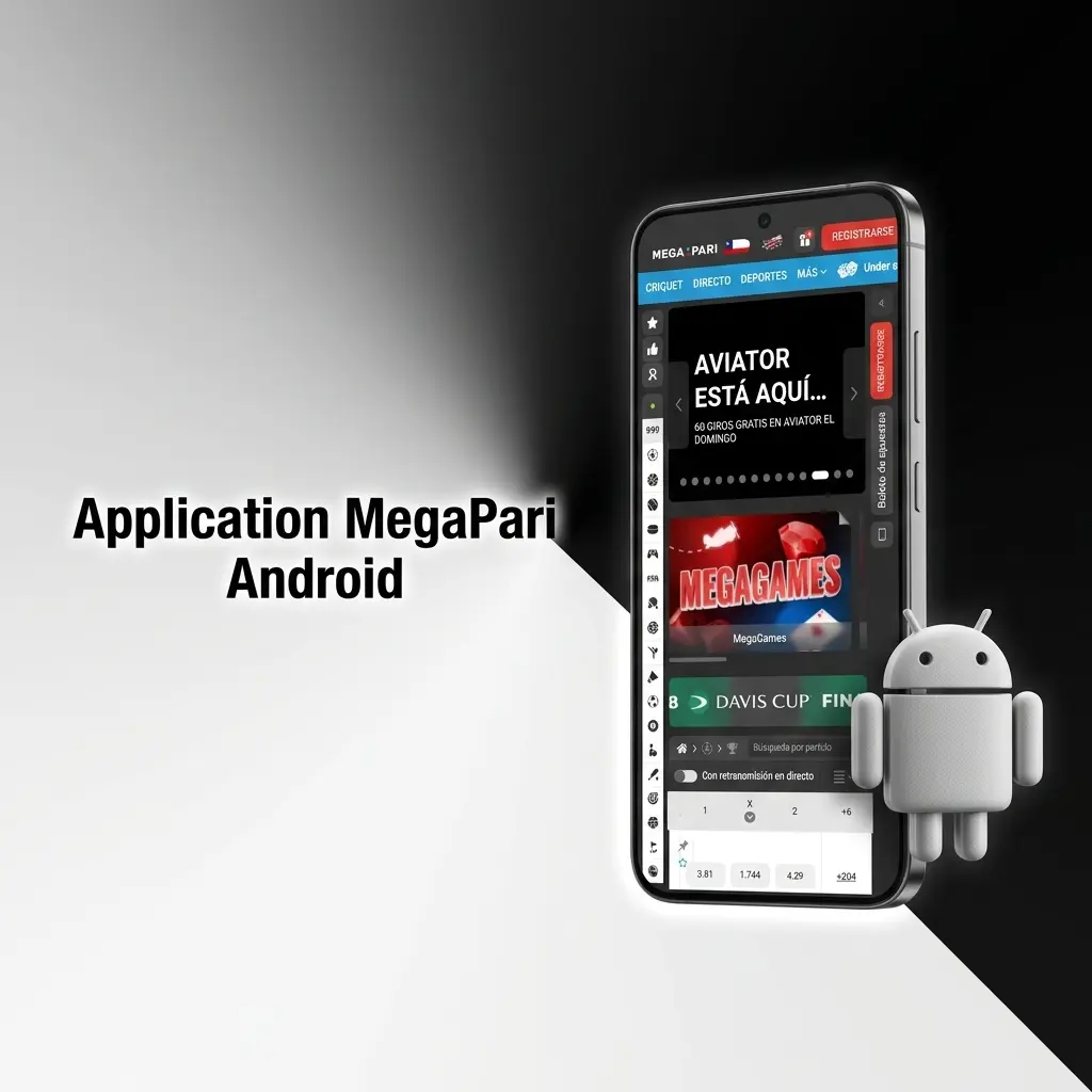 Application MegaPari Android gratuite pour parier sur le sport et jouer au casino depuis votre mobile