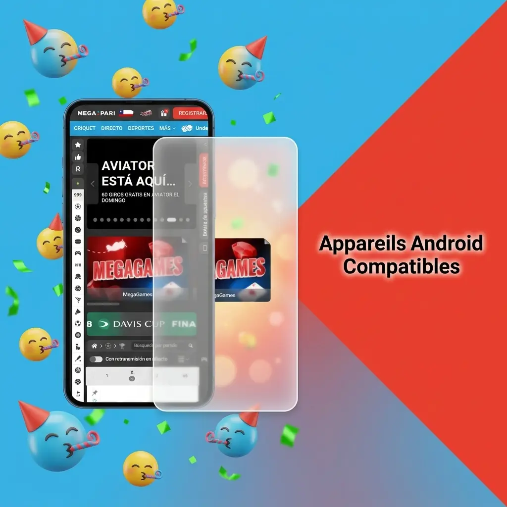 Appareils Android compatibles avec l'application MegaPari en Belgique, incluant Samsung, Xiaomi, Google Pixel et plus