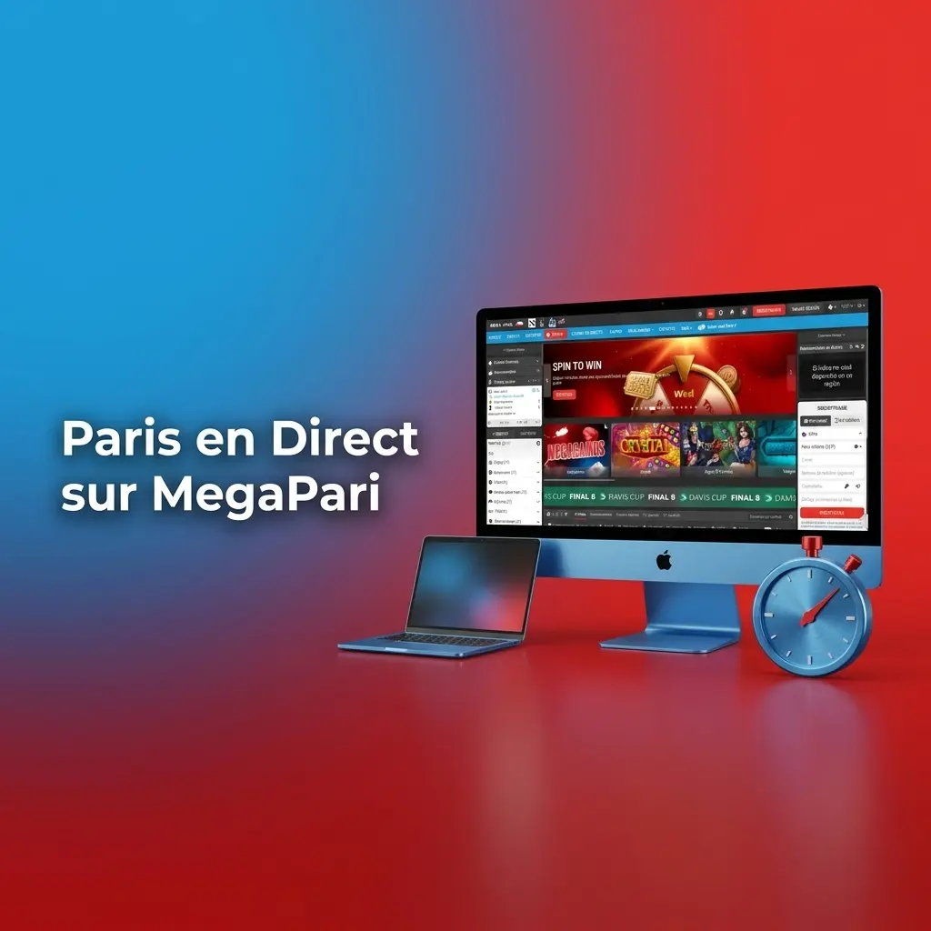 Paris en direct sur MegaPari : cotes en temps réel, cash-out et statistiques pour football, tennis, basketball et eSports