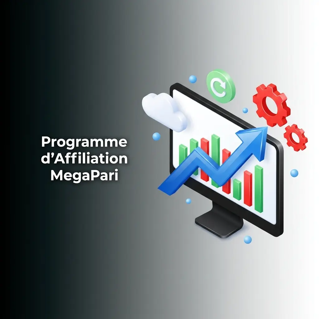 Programme d'affiliation MegaPari Partners : revenue share jusqu'à 40%, CPA, tableau de bord temps réel