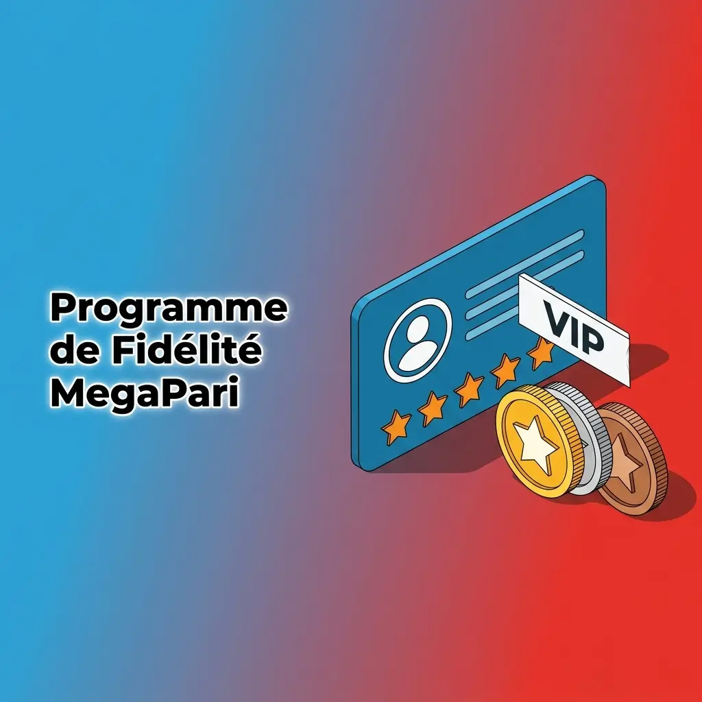 Programme de fidélité MegaPari avec niveaux VIP Bronze à Elite, points convertibles et avantages exclusifs