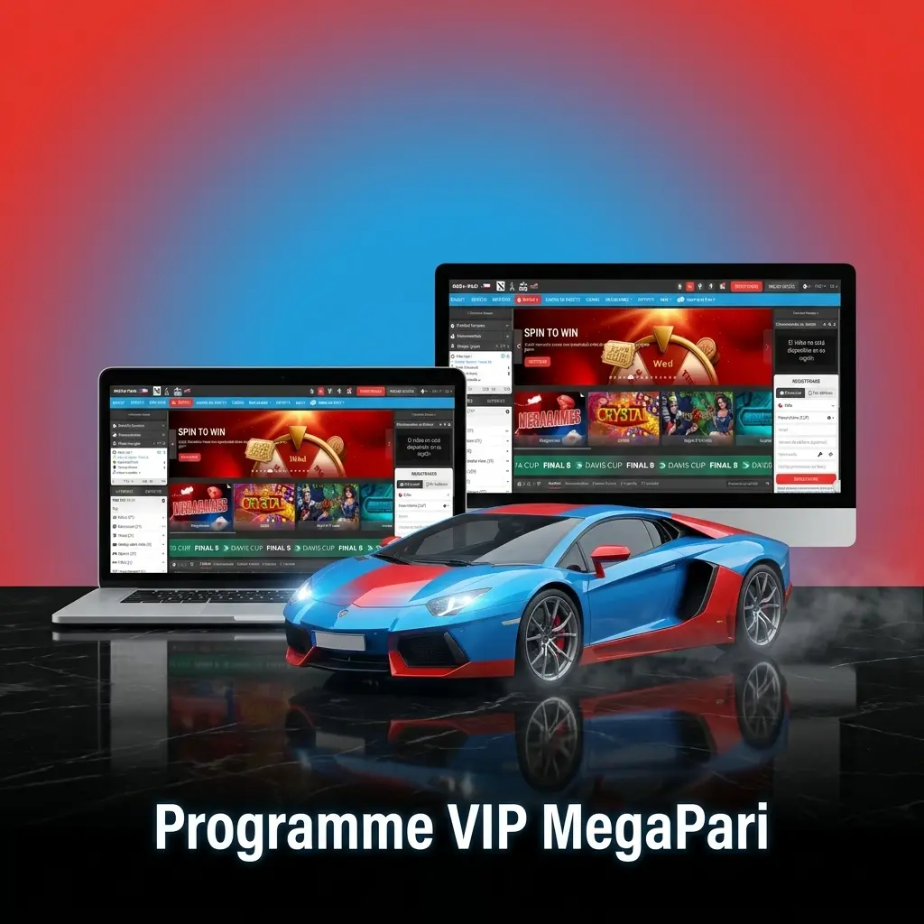 Tableau des niveaux VIP MegaPari : Iron, Bronze, Silver, Gold et Diamond avec avantages exclusifs